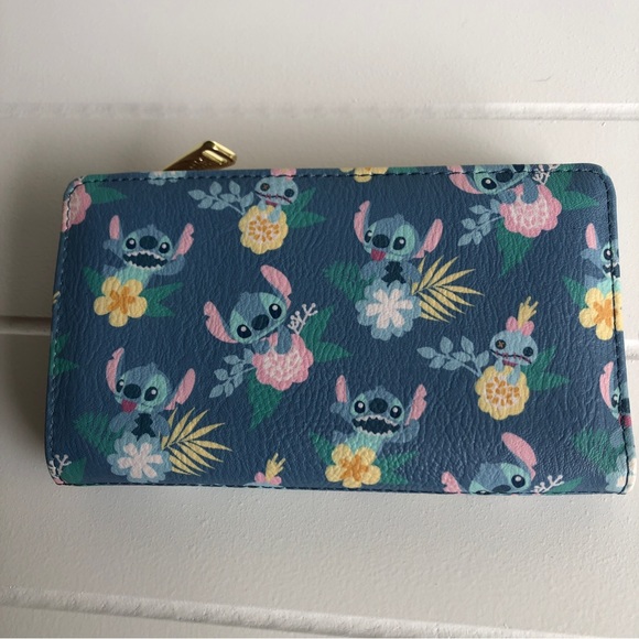 Disney Loungefly Mini Backpack- Stitch and Scrump w/ matching wallet - Picture 15 of 15